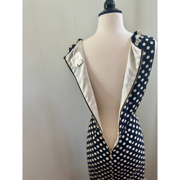 Kate Spade Hailee Silk Polka Dot Dress Size 12 - Picture 5 of 7